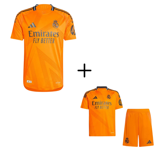 Kit Pai e Filho 2 Camisas Adidas Real Madrid II - 2024/25