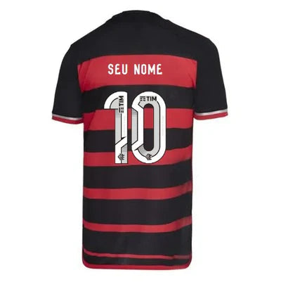 Camisa Flamengo I - 2024/25 Preta e Vermelha