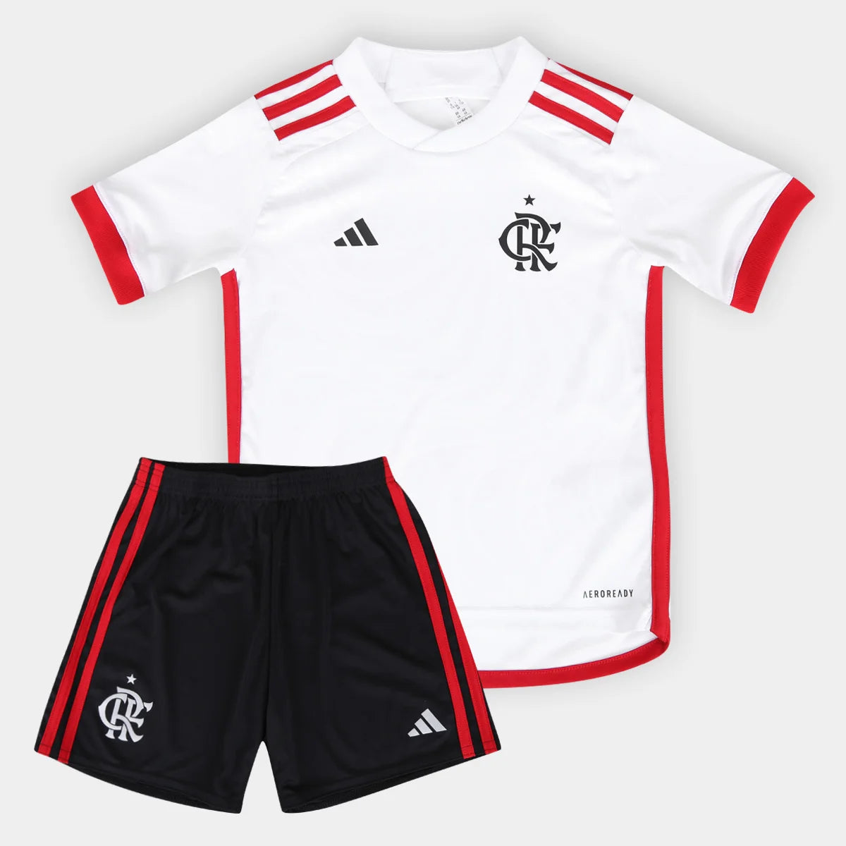Kit Infantil Flamengo II - 2024/25 Branco