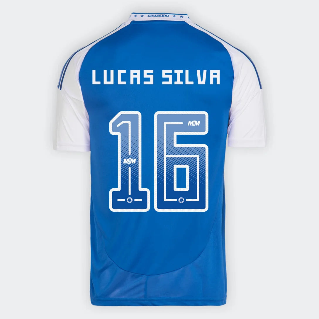 Camisa Cruzeiro I - 2025/26 Lucas Silva N° 16