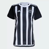 Camisa Feminina Atlético Mineiro I - 2024/25 Branca e Preta