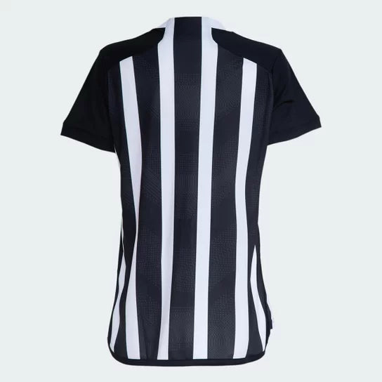 Camisa Feminina Atlético Mineiro I - 2024/25 Branca e Preta