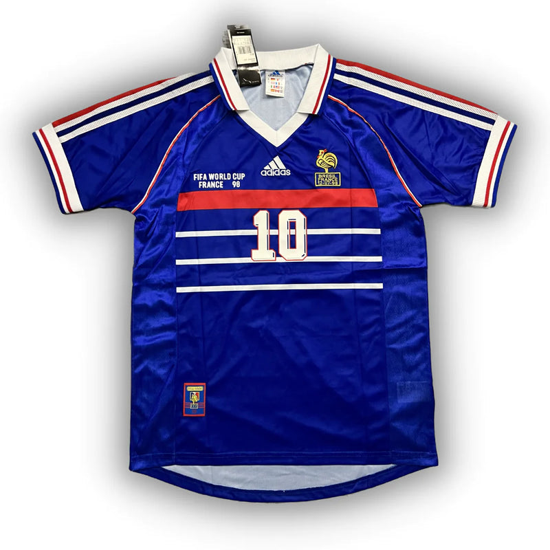 Camisa Adidas França I - 1998 Retrô