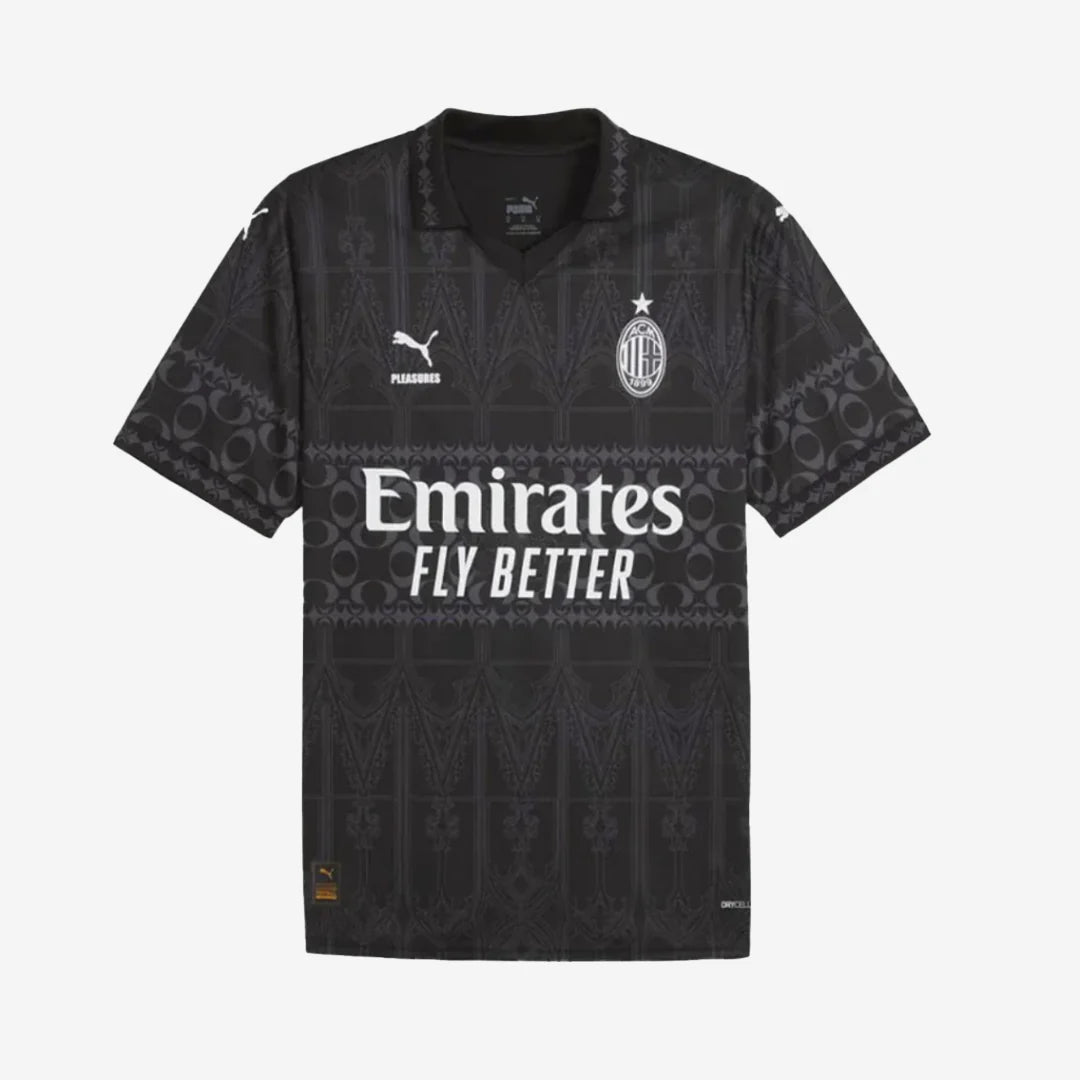 Camisa Milan x PLEASURES - 2024/25 Preta