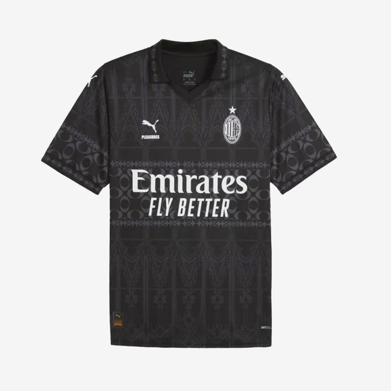 Camisa Milan x PLEASURES - 2024/25 Preta