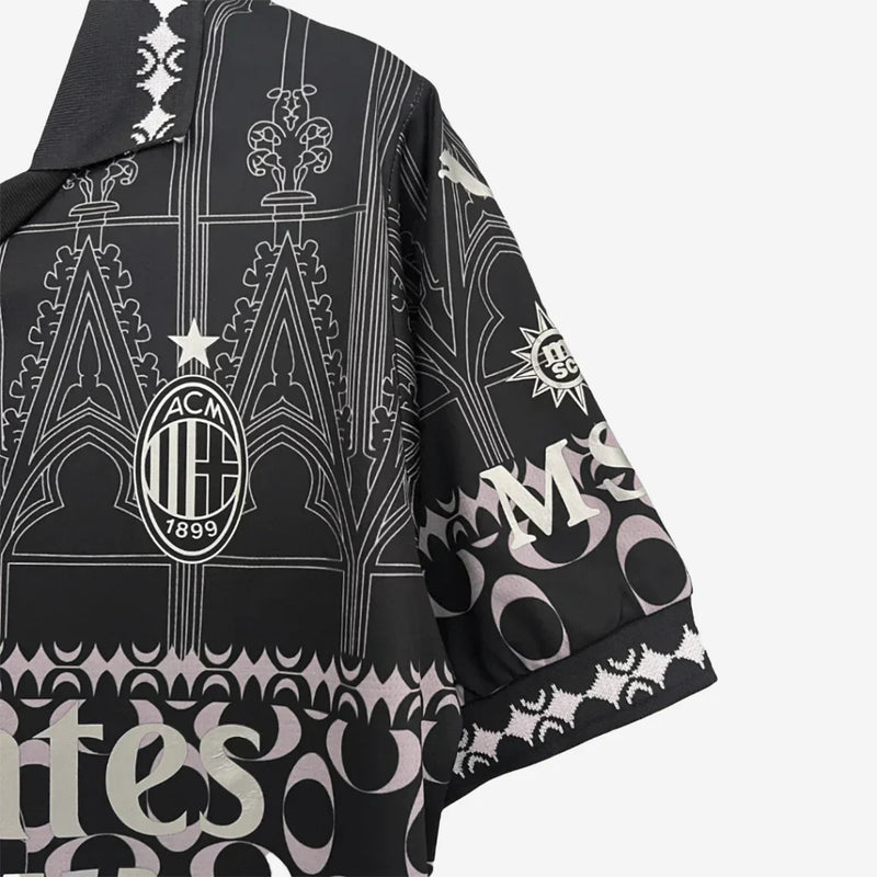 Camisa Milan x PLEASURES - 2024/25 Preta