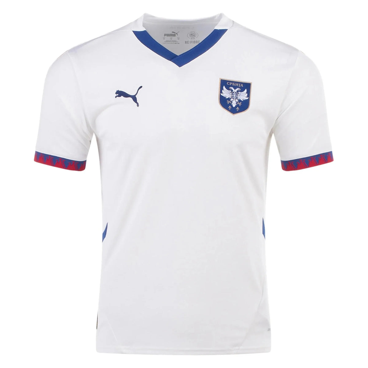 Camisa Sérvia II - 2024/25 Branca