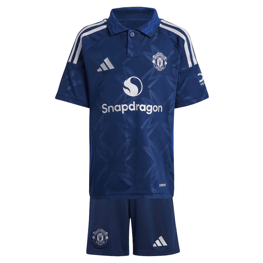 Kit Infantil Manchester United II - 2024/25 Azul