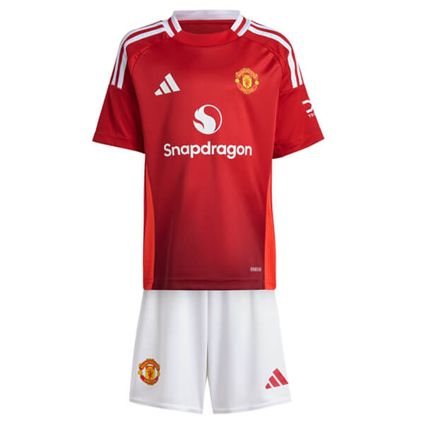 Kit Adidas Manchester United I - 2024/25 Infantil