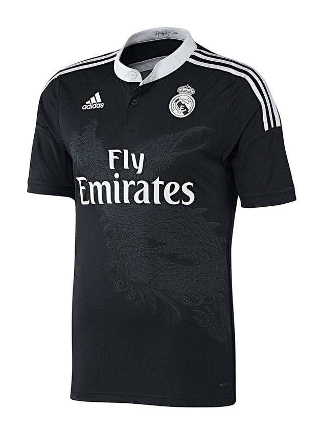 Camisa Real Madrid III - 2014/15 Retrô Preta