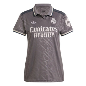 Camisa Feminina Real Madrid III - 2024/25 Cinza