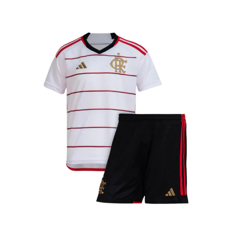 Kit Adidas Flamengo II - 2023/24 Infantil