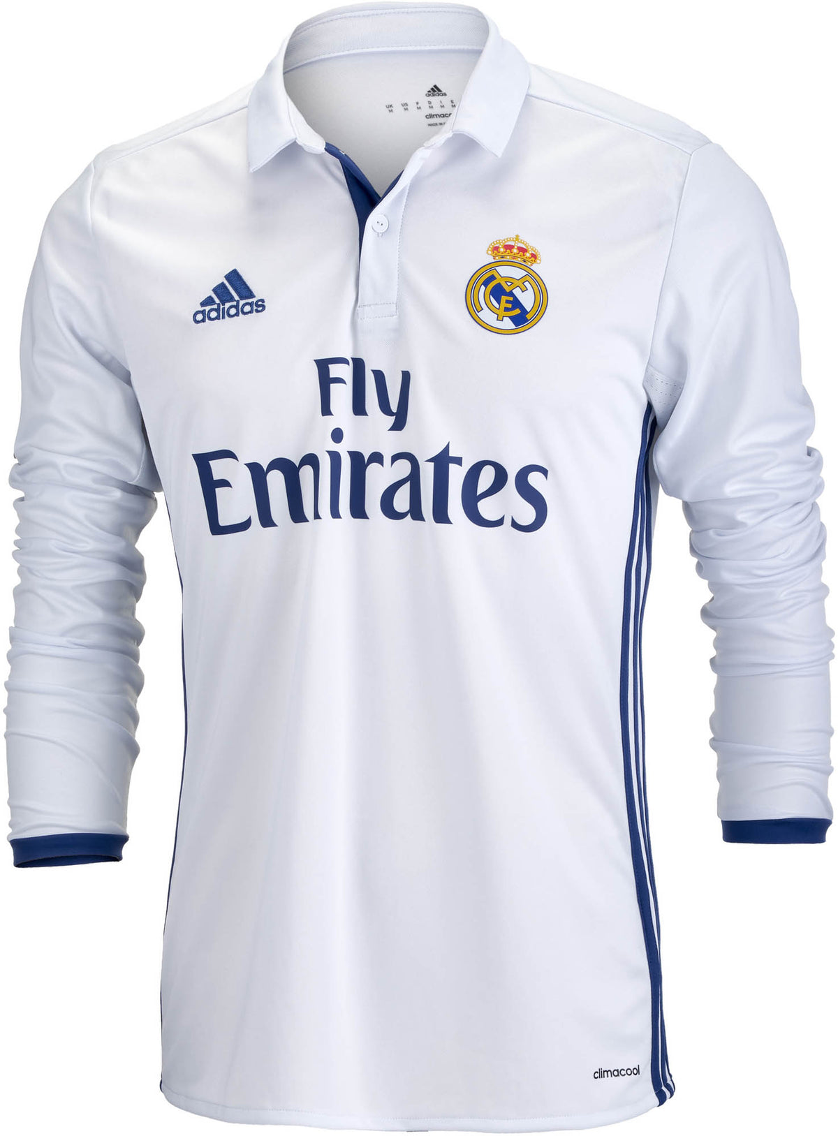 Camisa Manga Longa Real Madrid I - 2016/17 Retrô