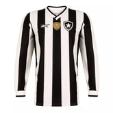 Camisa Manga Longa Botafogo I - 2024/25 Branca e Preta