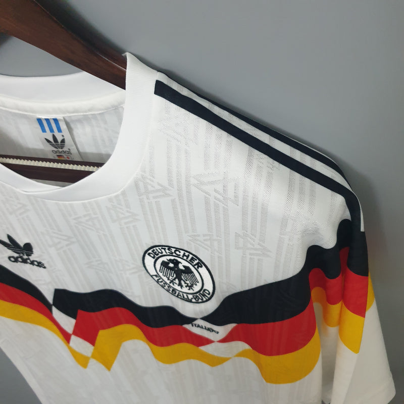 Camisa Adidas Alemanha I - 1990 Retrô