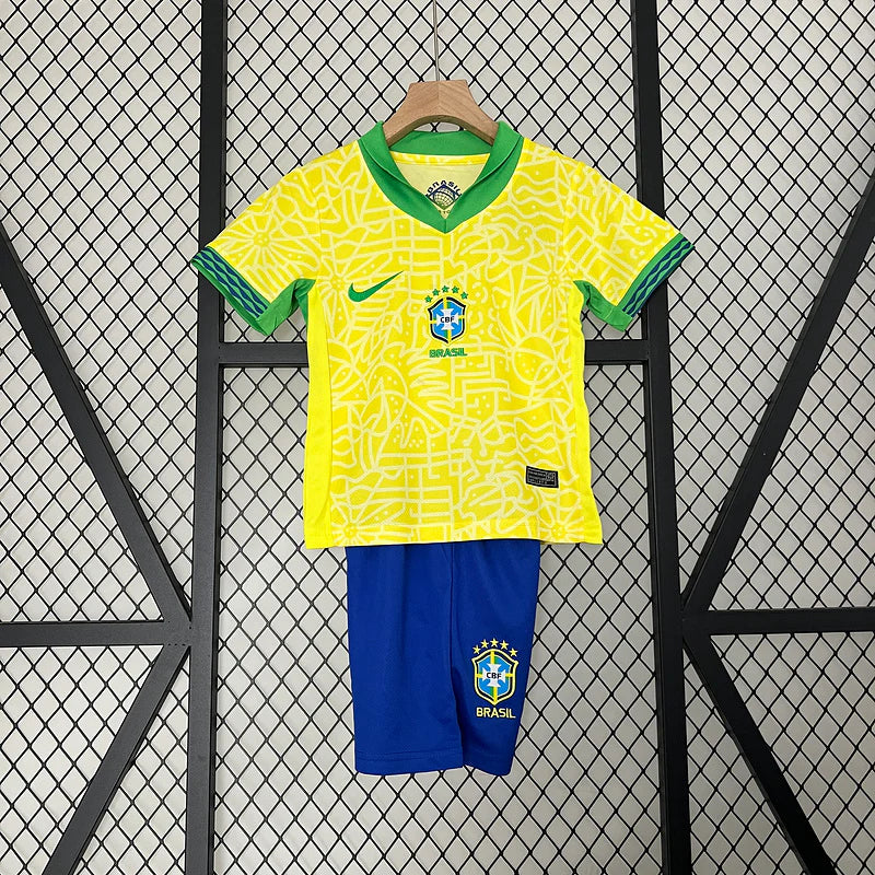 Kit Nike Brasil I - 2024/25 Infantil Copa América