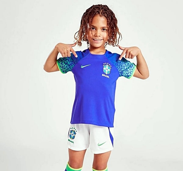 Kit Nike Brasil II - 2022 Infantil Copa do Mundo