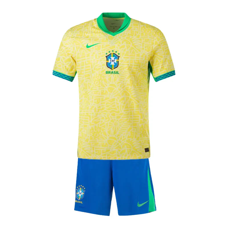 Kit Nike Brasil I - 2024/25 Infantil Copa América