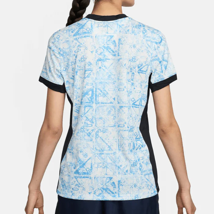 Camisa Feminina Portugal II - 2024/25 Azul Gelo