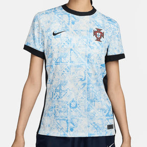 Camisa Feminina Portugal II - 2024/25 Azul Gelo