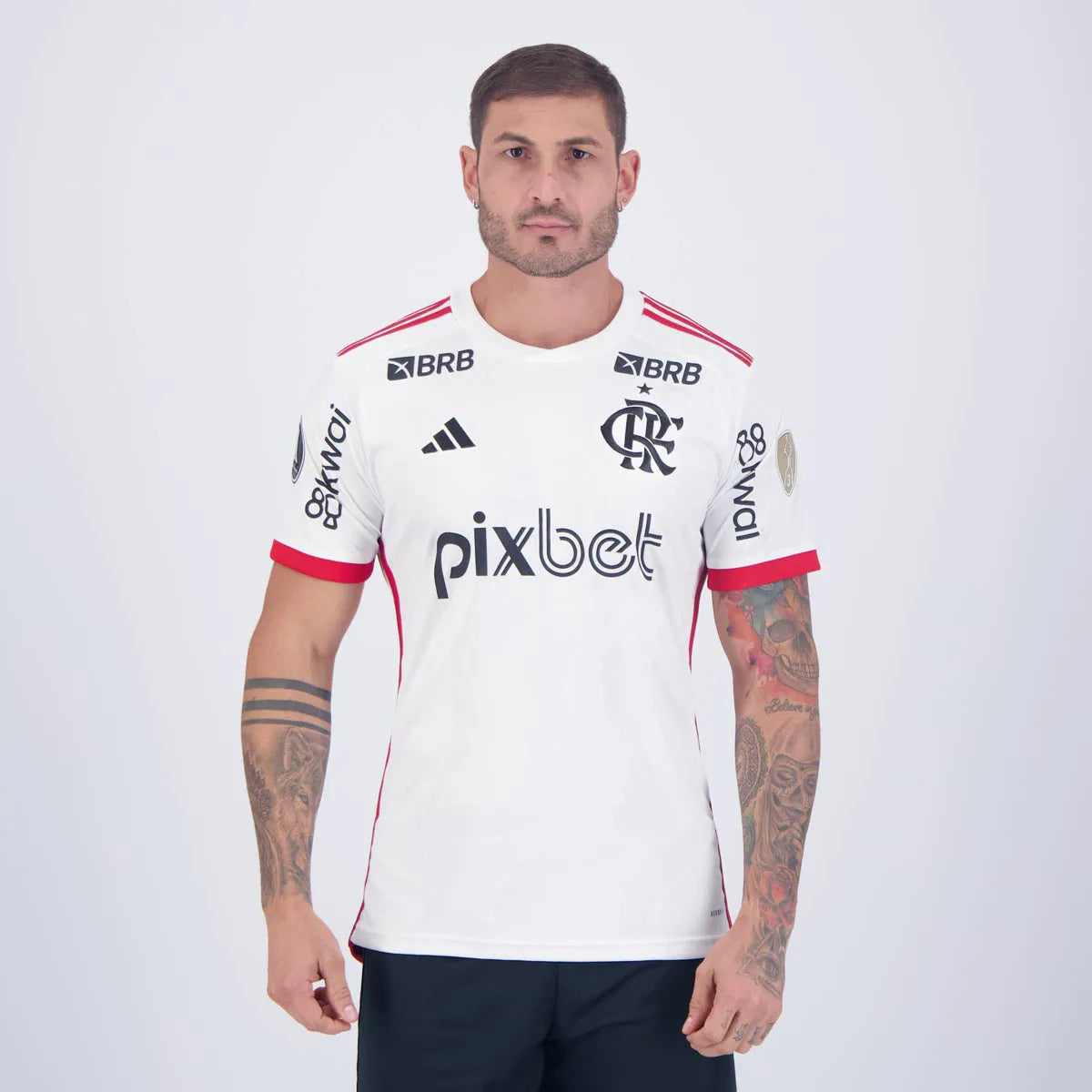 Camisa Com patrocínios Flamengo II - 2024/25 Branca
