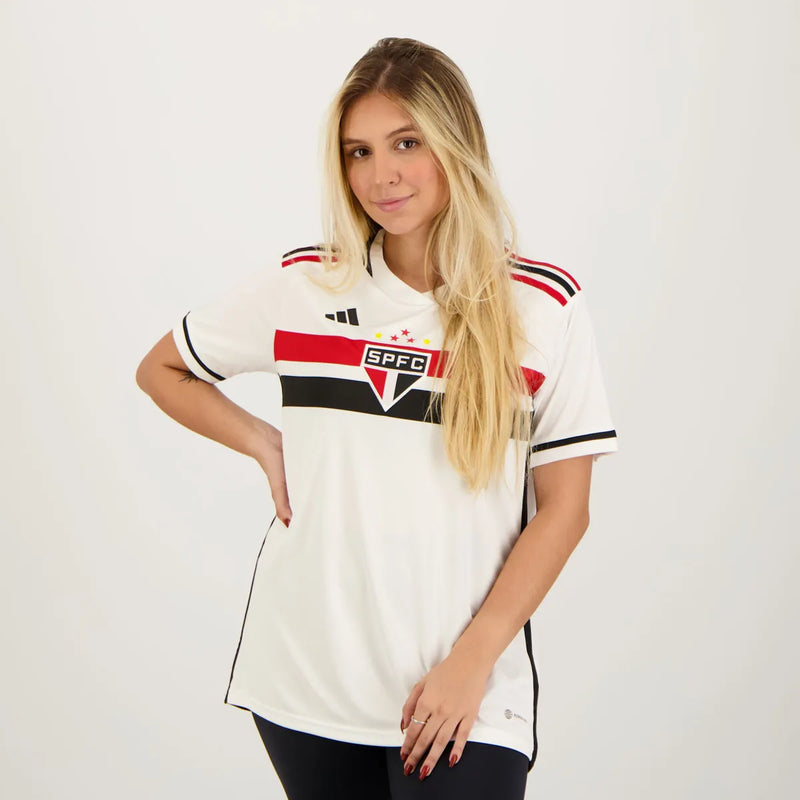 Camisa Adidas São Paulo I - 2023/24 Feminina