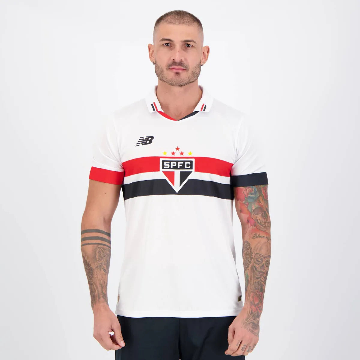 Camisa São Paulo I Masculina - 2024/25 - Lucas N° 7