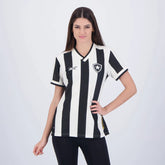Camisa Feminina Botafogo I - 2024/25 Branca e Preta