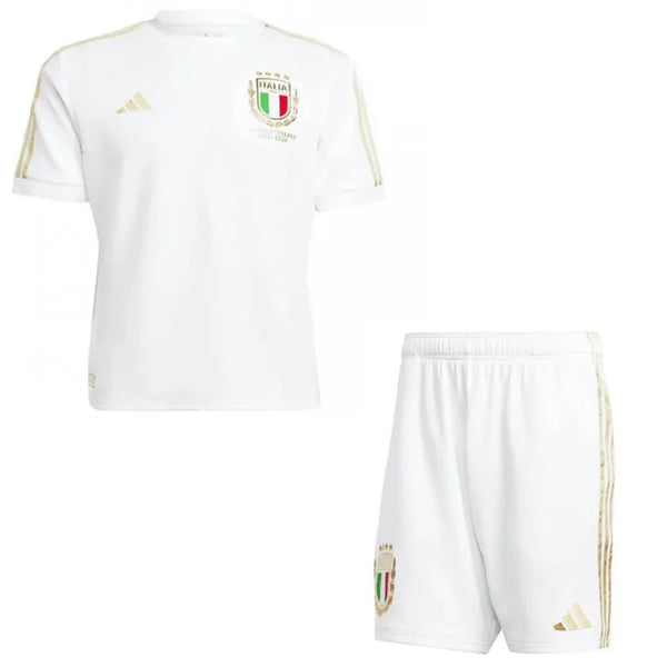 Kit Adidas Itália 125 Anos - 2023/24 Infantil