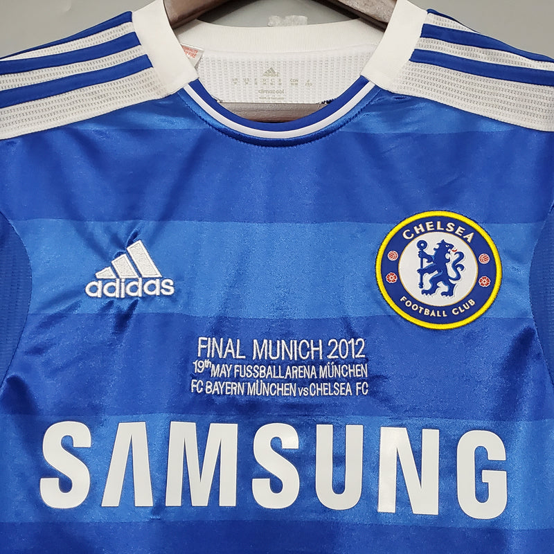 Camisa Adidas Chelsea I - 2012 Retrõ Champions League