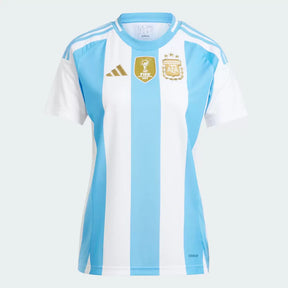Camisa Feminina Argentina I - 2024/25 Azul e Branca