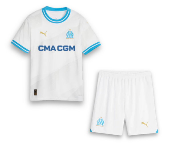 Kit Puma Olympique de Marseille I - 2023/24 Infantil