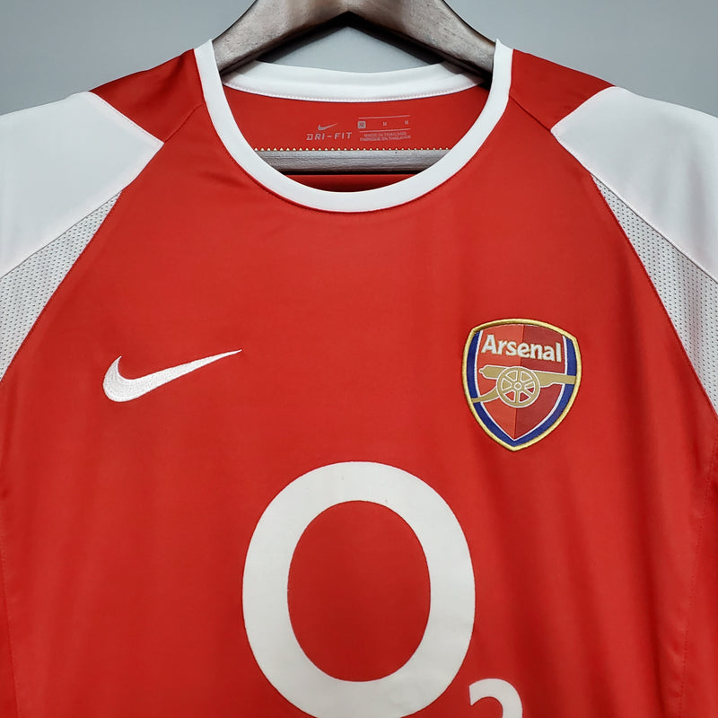 Camisa Nike Arsenal I - 2003/04 Retrô