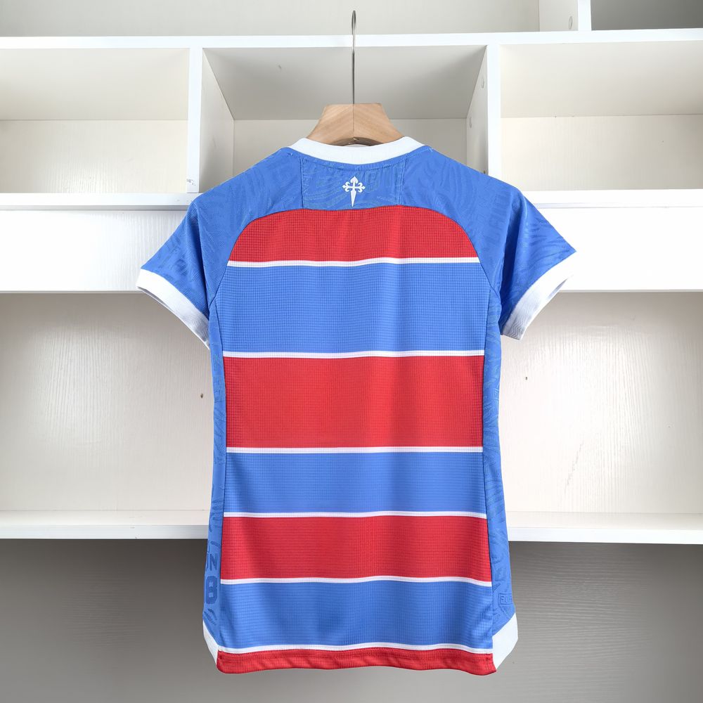 Camisa Feminina Fortaleza I - 2024/25 Azul e Vermelha
