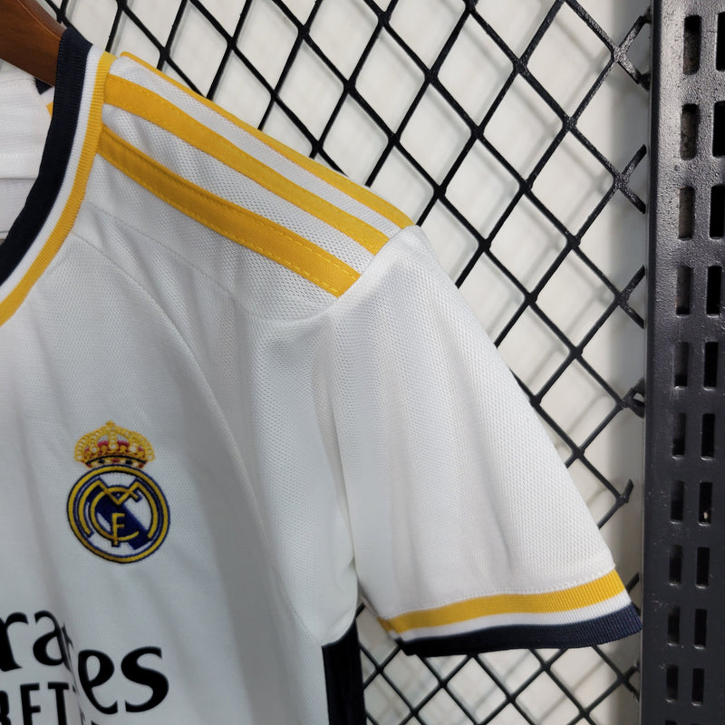 Kit Adidas Real Madrid I - 2023/24 Infantil
