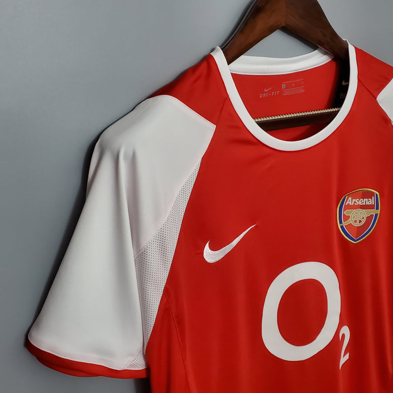 Camisa Nike Arsenal I - 2003/04 Retrô