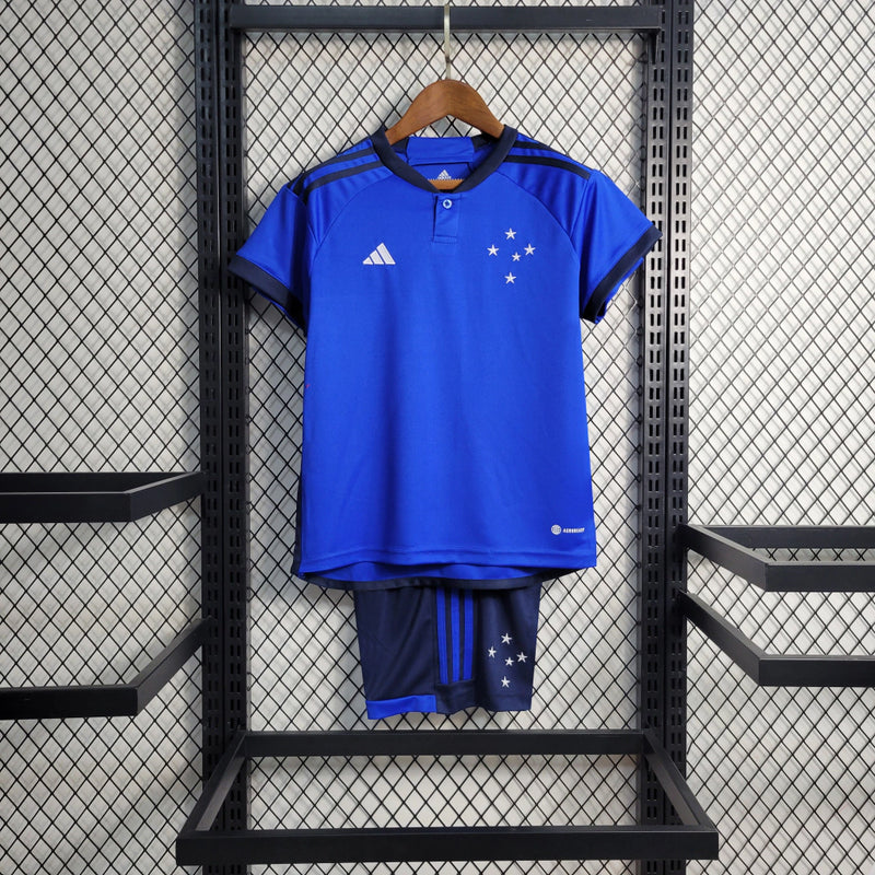 Kit Adidas Cruzeiro I - 2023/24 Infantil