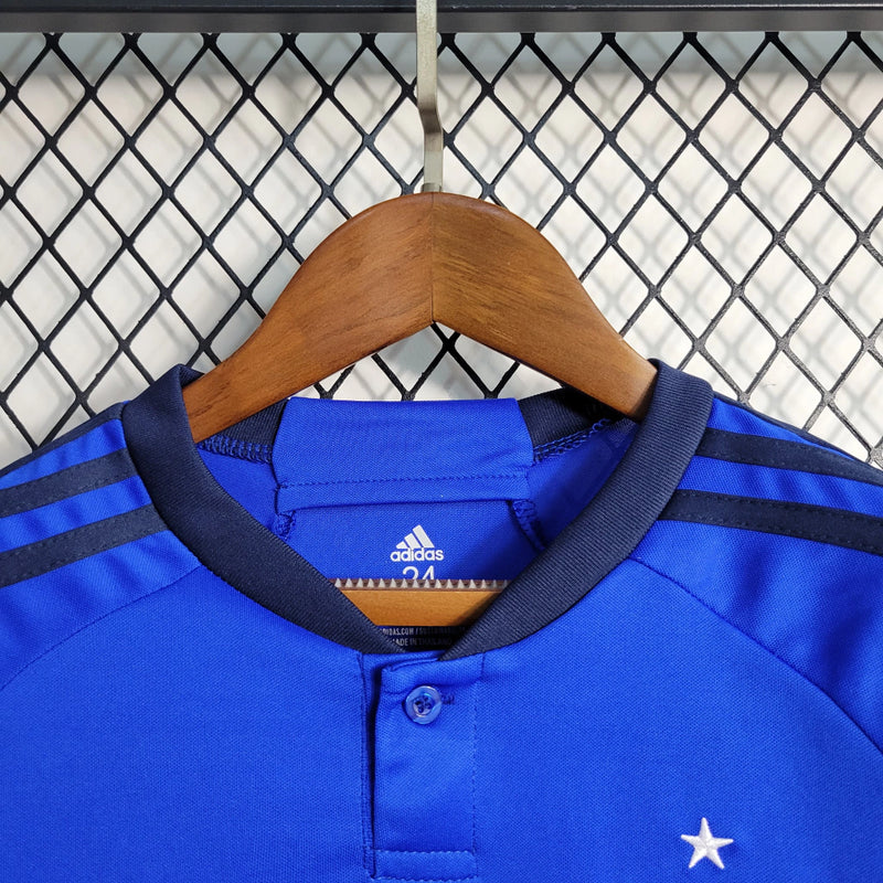 Kit Adidas Cruzeiro I - 2023/24 Infantil