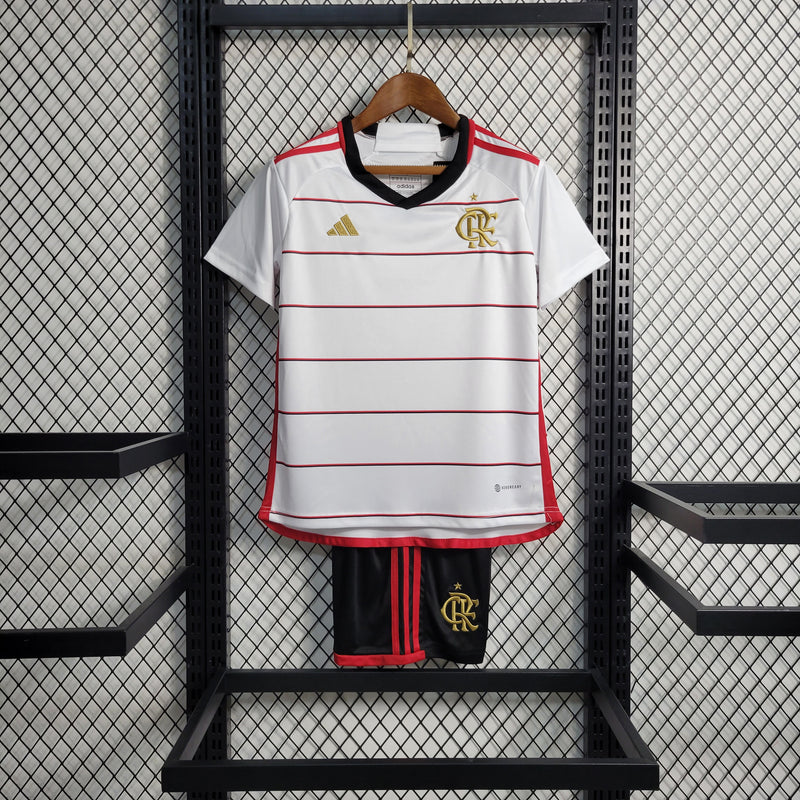 Kit Adidas Flamengo II - 2023/24 Infantil