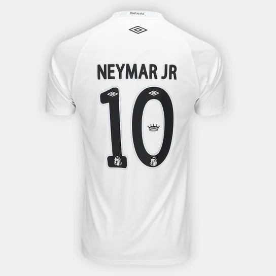 Camisa Neymar Santos I - 2025/26 Branca