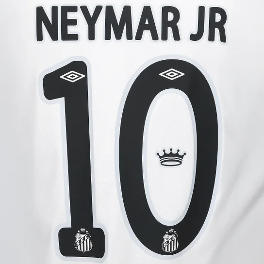 Camisa Neymar Santos I - 2025/26 Branca