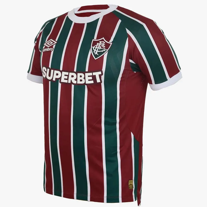 Camisa Fluminense I - 2025/26 Vinho e Verde