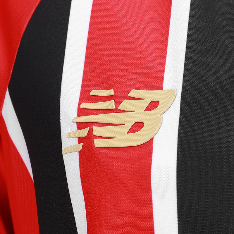 Camisa São Paulo Feminina II - 2025/26 Preta e Vermelha