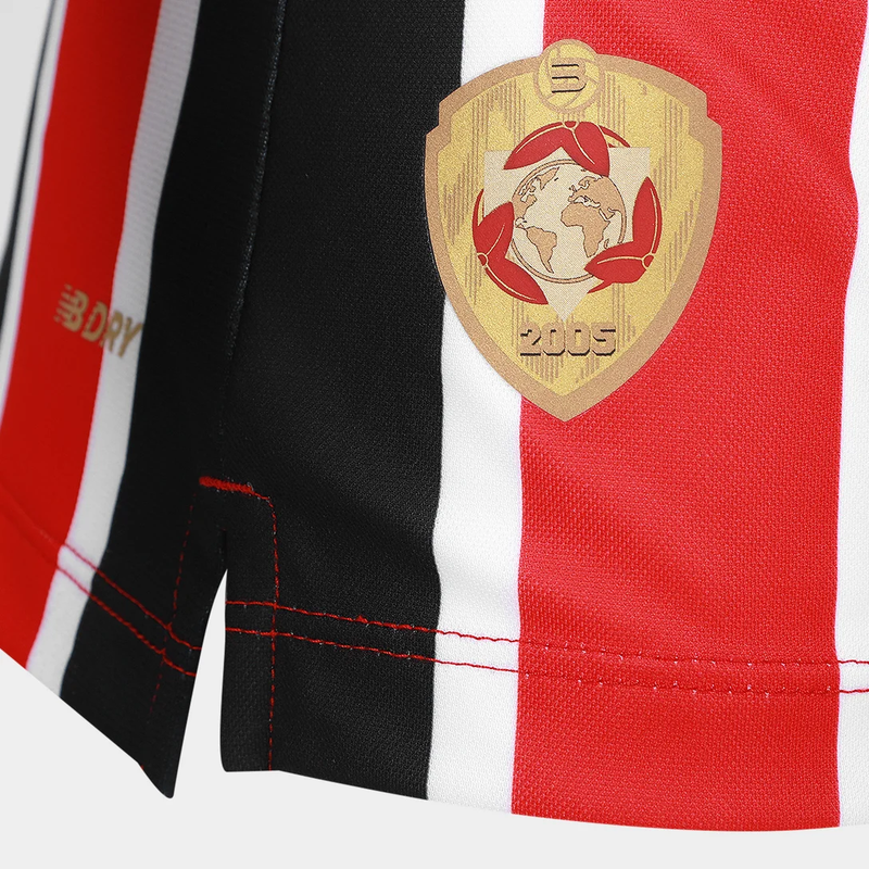 Camisa São Paulo Feminina II - 2025/26 Preta e Vermelha