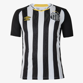 Camisa Neymar Santos II - 2025/26 Preta e Branca