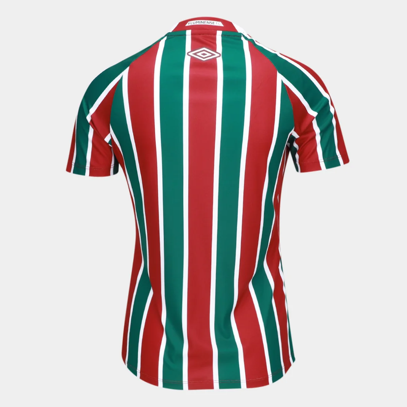 Camisa Fluminense Feminina I - 2025/26 Vinho e Verde