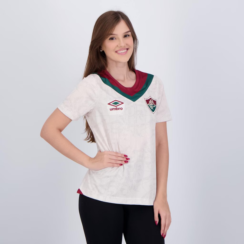 Camisa Fluminense Feminina III - 2025/26 Branca
