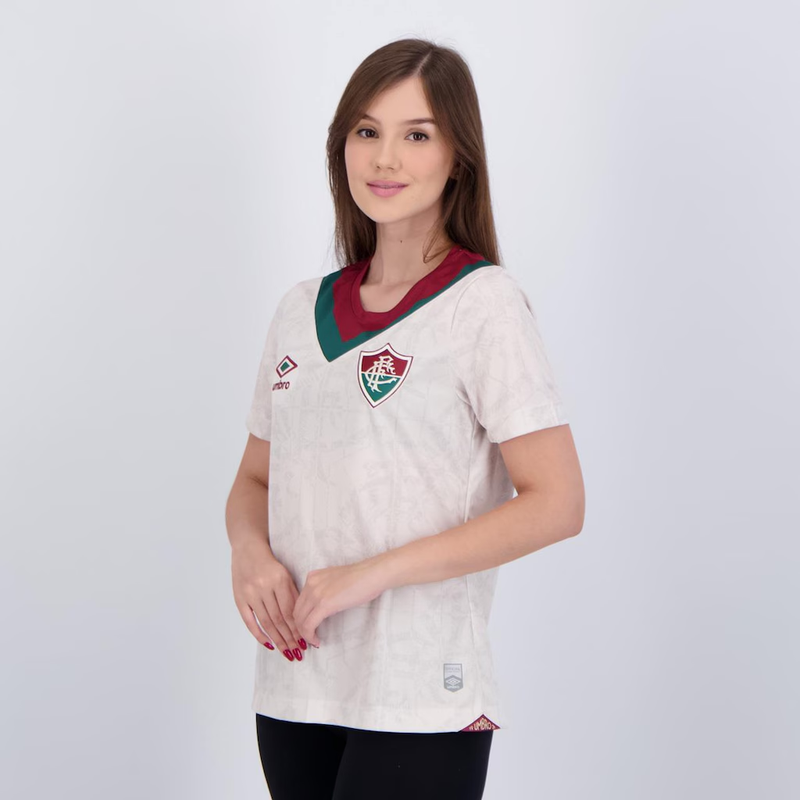 Camisa Fluminense Feminina III - 2025/26 Branca
