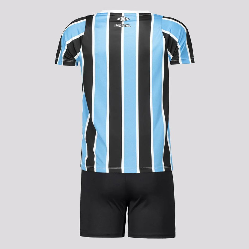 Kit Grêmio Infantil I - 2025/26 Azul e Preto