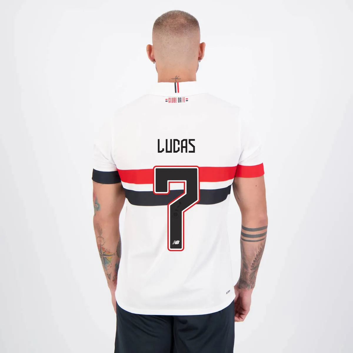 Camisa São Paulo I Masculina - 2024/25 - Lucas N° 7